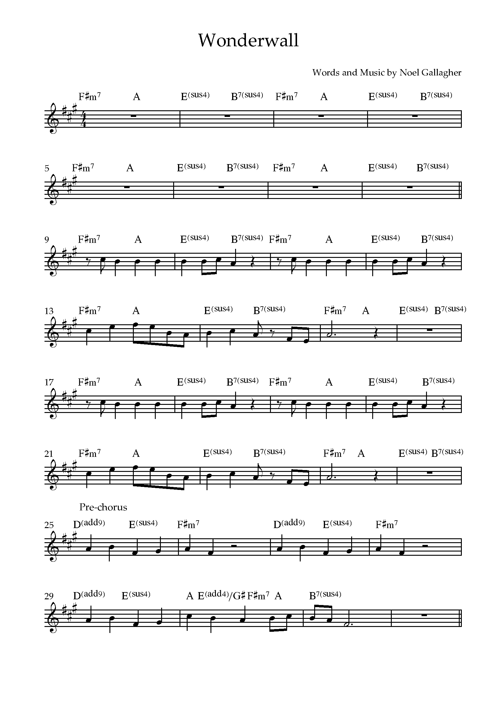Wonderwall Re